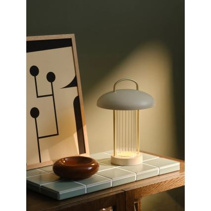 Nordlux - prigušiva LED punjiva dodirna stona lampa MIRANO LED/3W/3,7V bež