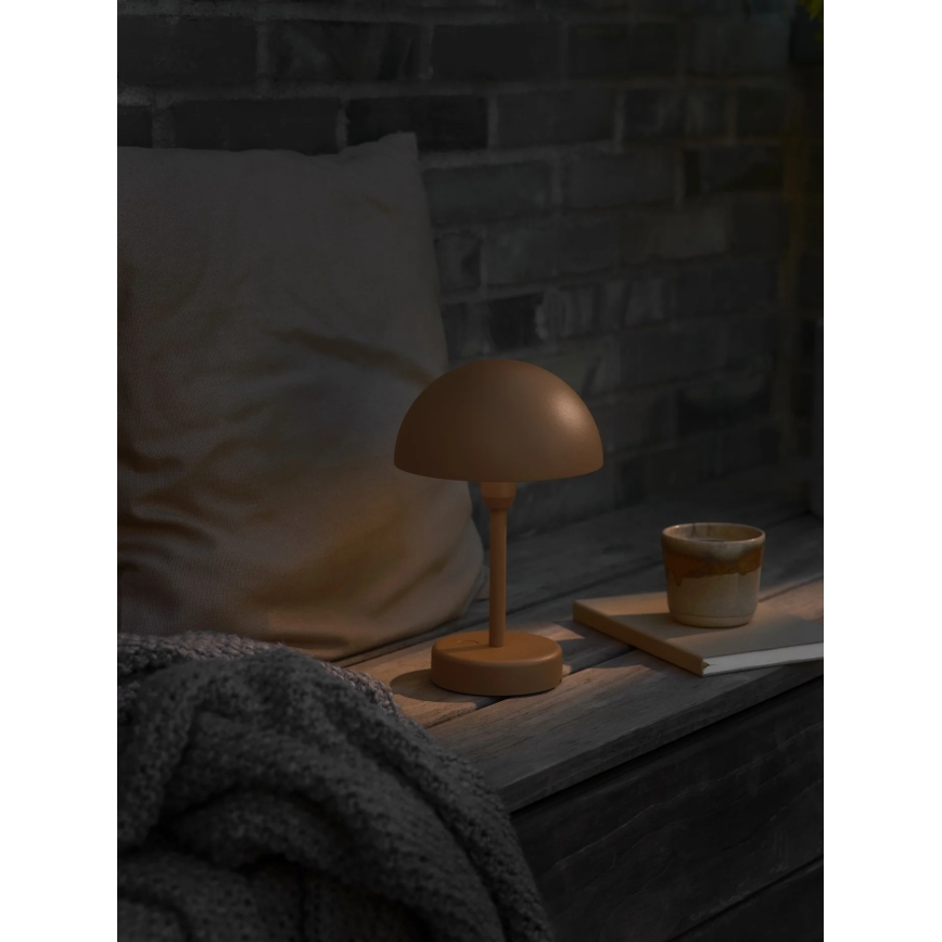 Nordlux - LED prigušiva punjiva spoljašnja stona lampa ELLEN LED/2,8W/3,7V 2200 mAh IP44 braon