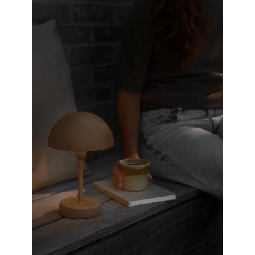 Nordlux - LED prigušiva punjiva spoljašnja stona lampa ELLEN LED/2,8W/3,7V 2200 mAh IP44 braon