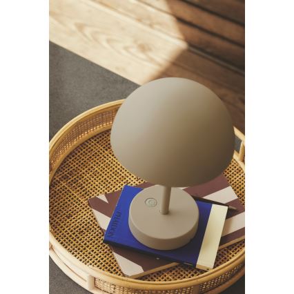 Nordlux - stona LED lampa ELLEN, prigušiva, punjiva, za spoljašnju upotrebu, LED/2,8W/3,7V 2200 mAh IP44, bež