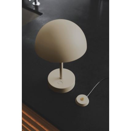 Nordlux - stona LED lampa ELLEN, prigušiva, punjiva, za spoljašnju upotrebu, LED/2,8W/3,7V 2200 mAh IP44, bež
