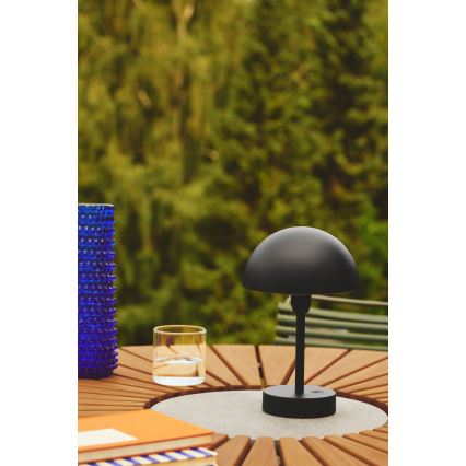 Nordlux - LED prigušiva punjiva stona lampa za spoljašnju upotrebu ELLEN LED/2,8W/3,7V 2200 mAh IP44 crna