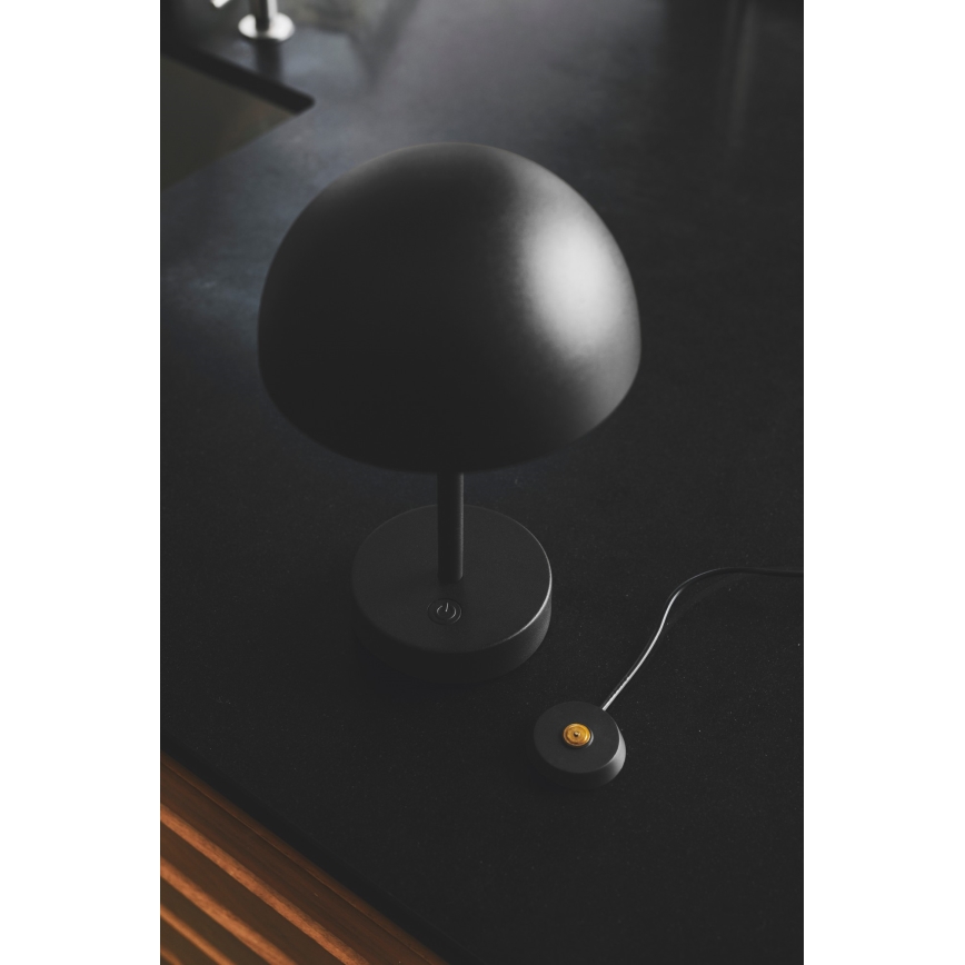 Nordlux - LED prigušiva punjiva stona lampa za spoljašnju upotrebu ELLEN LED/2,8W/3,7V 2200 mAh IP44 crna