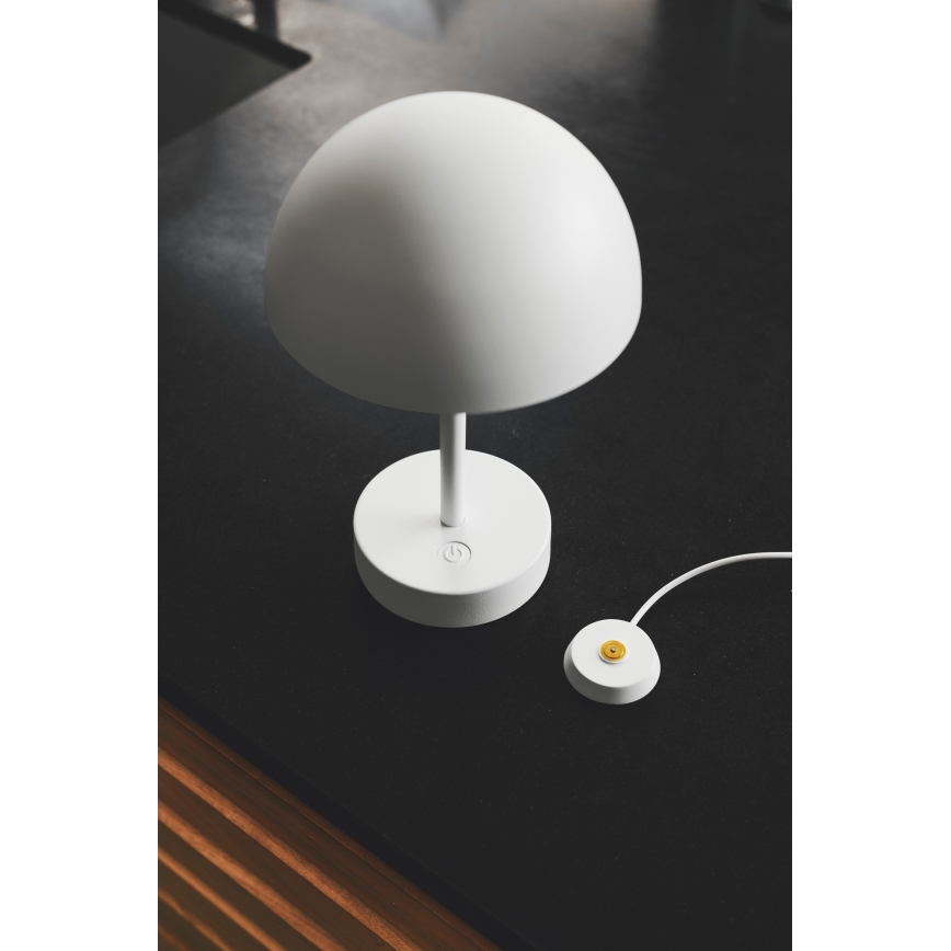 Nordlux - LED prigušiva punjiva spoljašnja stona lampa ELLEN LED/2,8W/3,7V 2200 mAh IP44 bela