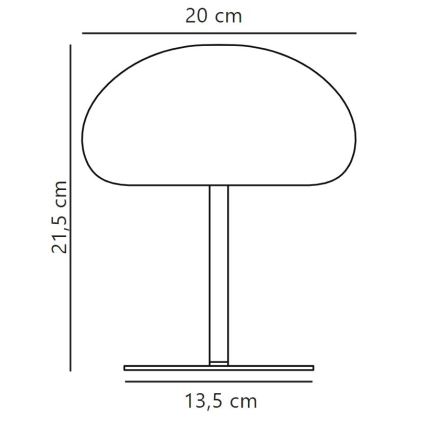 Nordlux - LED stona lampa za spoljašnju upotrebu SPONGE, prigušiva LED/4,8W/3,7V IP65 4400 mAh