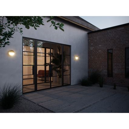 Nordlux - LED prigušiva spoljašnja zidna svetiljka AVA SMART LED/9,5W/230V 2700K IP54 crna