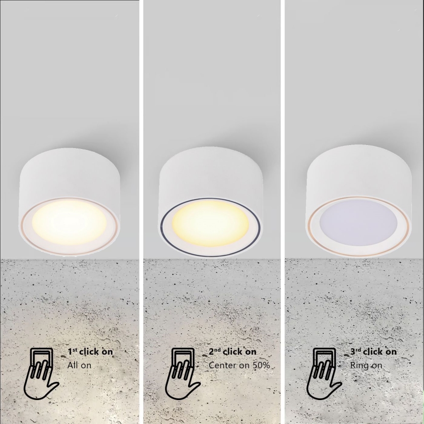 Nordlux - LED prigušiva spot svetiljka FALLON LED/5,5W/230V bela