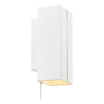 Nordlux - LED prigušiva zidna svetiljka CURTIZ 2xLED/4,5W/230V bela