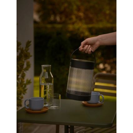 Nordlux - LED solarna lampa COUPAR LED/3,2W/3,7V crna