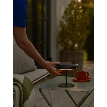 Nordlux - LED solarna lampa ELMER LED/2W/3,7V IP44 crna