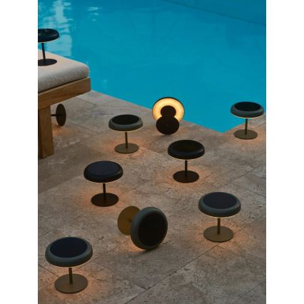 Nordlux - LED solarna lampa ELMER LED/2W/3,7V IP44 crna