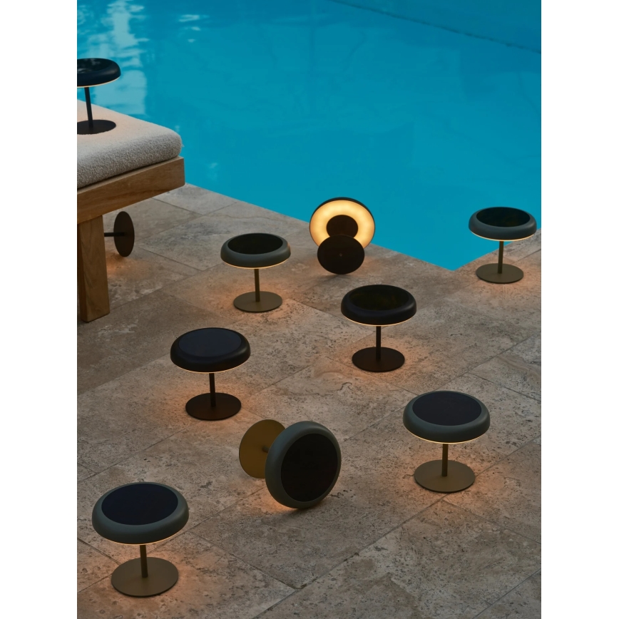 Nordlux - LED solarna lampa ELMER LED/2W/3,7V IP44 zelena