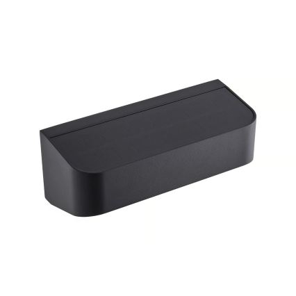 Nordlux - LED solarna svetiljka sa senzorom MARCELLIO LED/5W/5V IP54 2200 mAh crna