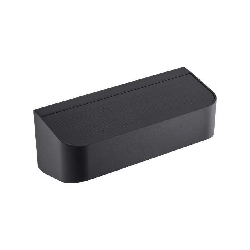 Nordlux - LED solarna svetiljka sa senzorom MARCELLIO LED/5W/5V IP54 2200 mAh crna