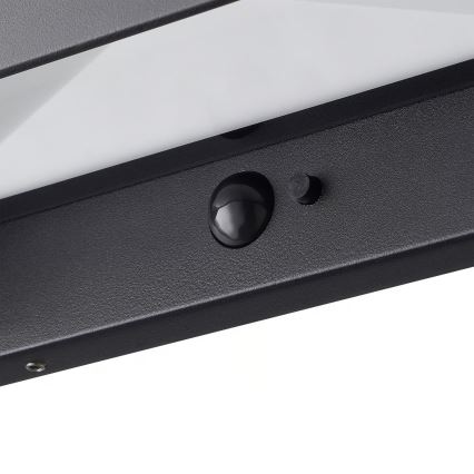 Nordlux - LED solarna svetiljka sa senzorom MARCELLIO LED/5W/5V IP54 2200 mAh crna