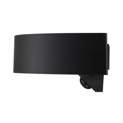 Nordlux - Solarno LED zidno svetlo sa senzorom MONAY, LED/5W/5V, 3000K, IP44, 2000 mAh, crno