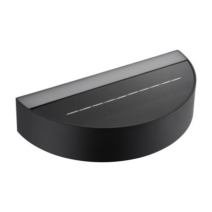 Nordlux - Solarno LED zidno svetlo sa senzorom MONAY, LED/5W/5V, 3000K, IP44, 2000 mAh, crno