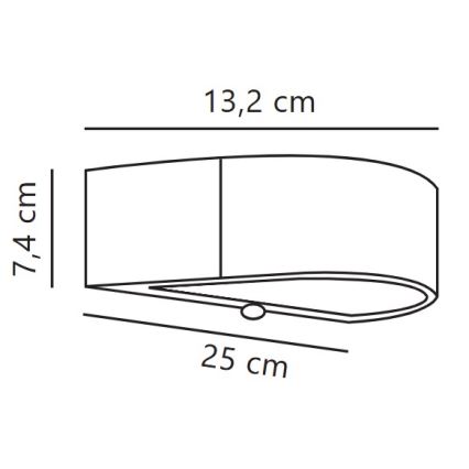 Nordlux - Solarno LED zidno svetlo sa senzorom MONAY, LED/5W/5V, 3000K, IP44, 2000 mAh, crno