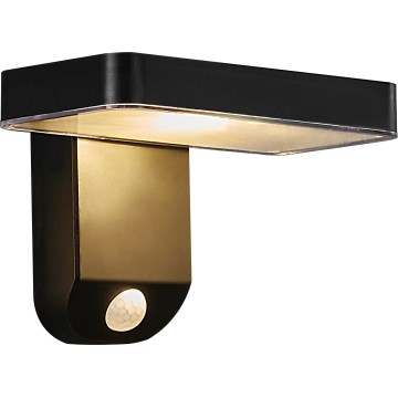 Nordlux - LED solarno zidno svetlo sa senzorom RICA LED/5W/3,7V IP44 2200 mAh četvrtasto