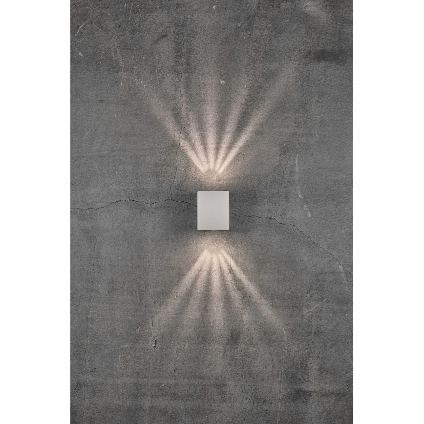 Nordlux - LED spoljašnja zidna svetiljka CANTO 2xLED/5,5W/230V IP44 bela