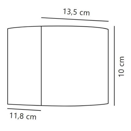 Nordlux - LED spoljašnje zidno svetlo MILDA LED/4,9W/230V IP44 antracit