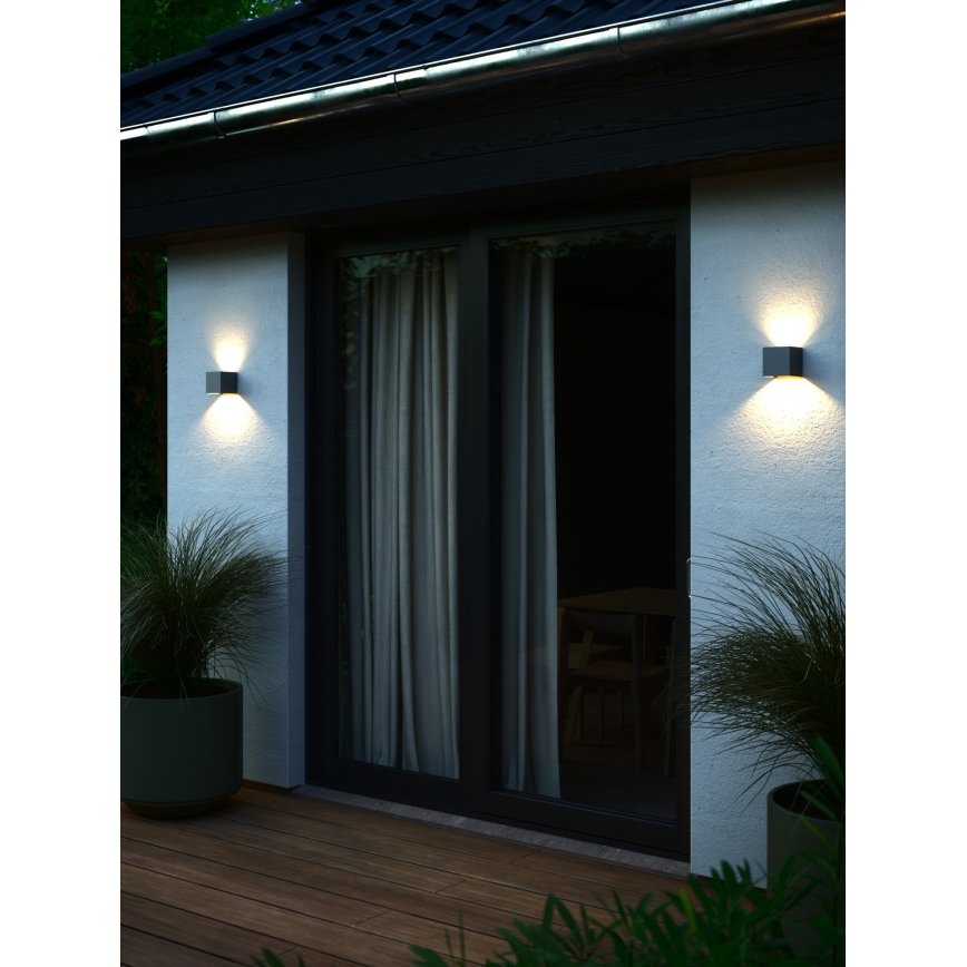 Nordlux - LED spoljašnje zidno svetlo MILDA LED/4,9W/230V IP44 antracit