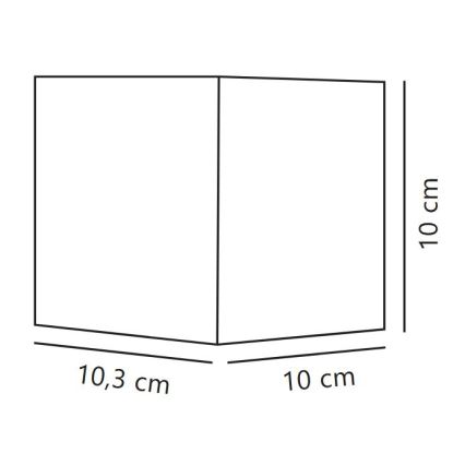 Nordlux - LED spoljašnje zidno svetlo MILDA LED/4,9W/230V IP44 antracit