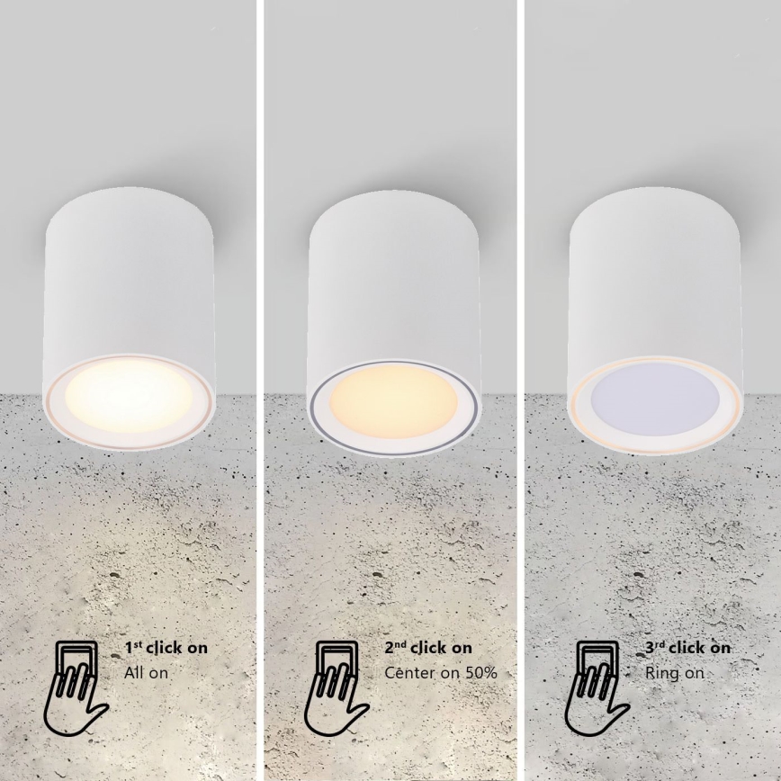 Nordlux - LED prigušiva spot svetiljka FALLON LONG LED/5,5W/230V bela