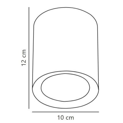 Nordlux - LED prigušiva spot svetiljka FALLON LONG LED/5,5W/230V bela