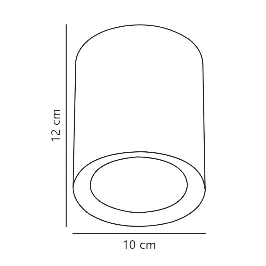 Nordlux - LED prigušiva spot svetiljka FALLON LONG LED/5,5W/230V crna