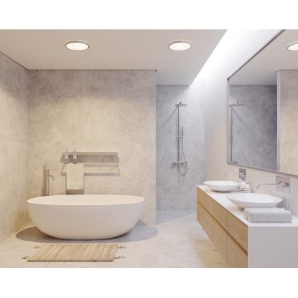 Nordlux - LED prigušiva kupatilska plafonska svetiljka OJA LED/14,5W/230V 3000/4000K IP54 Ø 30 cm