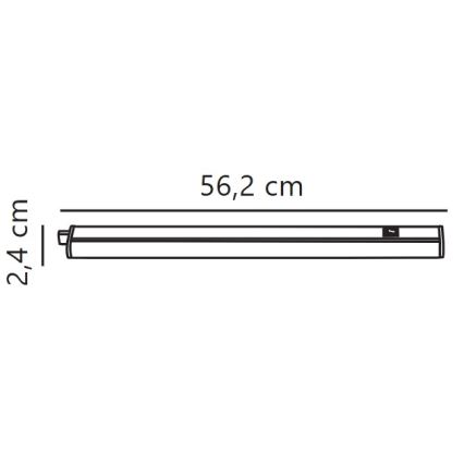 Nordlux - LED prigušiva svetiljka za montažu ispod ormarića LATONA LED/8W/230V 3000/4000K 56,2 cm