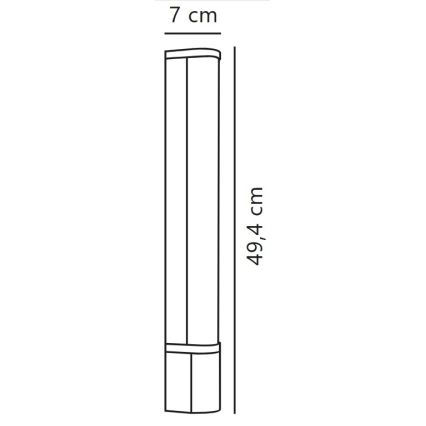 Nordlux - LED svetlo za montažu ispod ormarića sa utičnicom MALAIKA LED/6W/230V 3000K IP44 bela