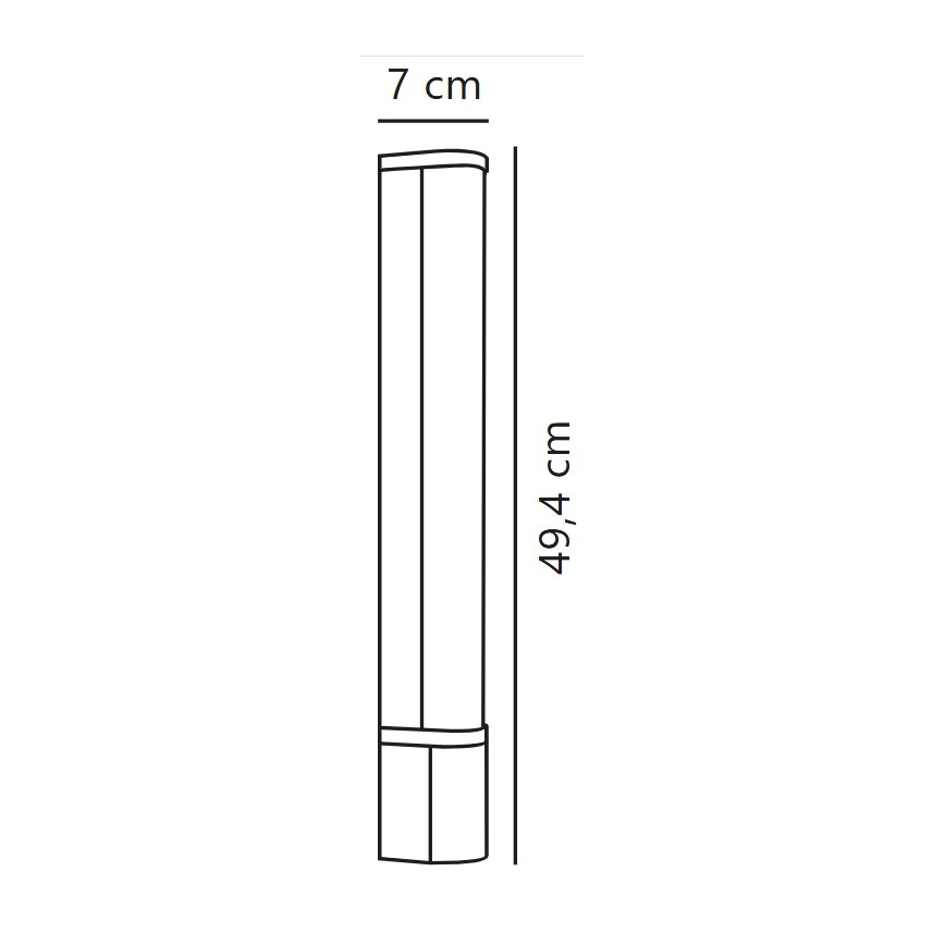 Nordlux - LED svetlo za montažu ispod ormarića sa utičnicom MALAIKA LED/6W/230V 3000K IP44 bela