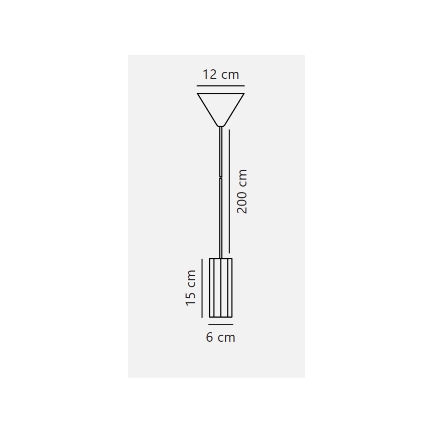 Nordlux - Luster ALANIS na lanku 1xGU10/15W/230V