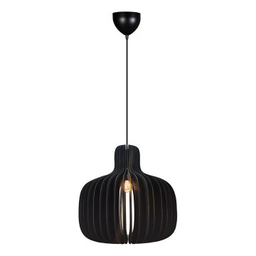 Nordlux - Luster na kablu HAZO 1xE27/60W/230V crna