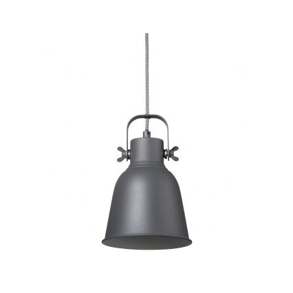 Nordlux - Luster na sajli ADRIAN 1xE27/25W/230V prečnika 16 cm antracit