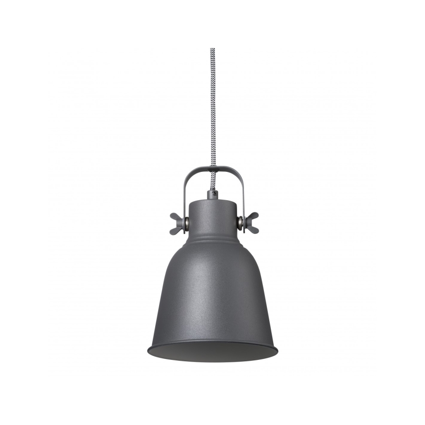 Nordlux - Luster na sajli ADRIAN 1xE27/25W/230V prečnika 16 cm antracit
