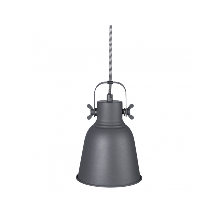 Nordlux - Luster na sajli ADRIAN 1xE27/25W/230V prečnika 16 cm antracit
