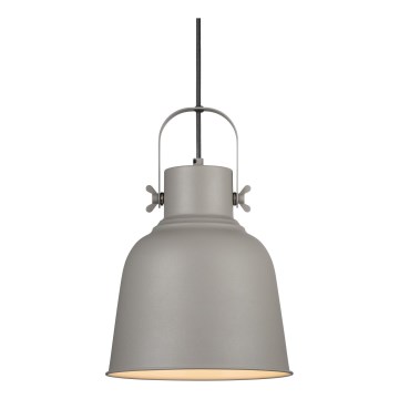 Nordlux - Luster na sajli ADRIAN 1xE27/25W/230V prečnika 25 cm, siv