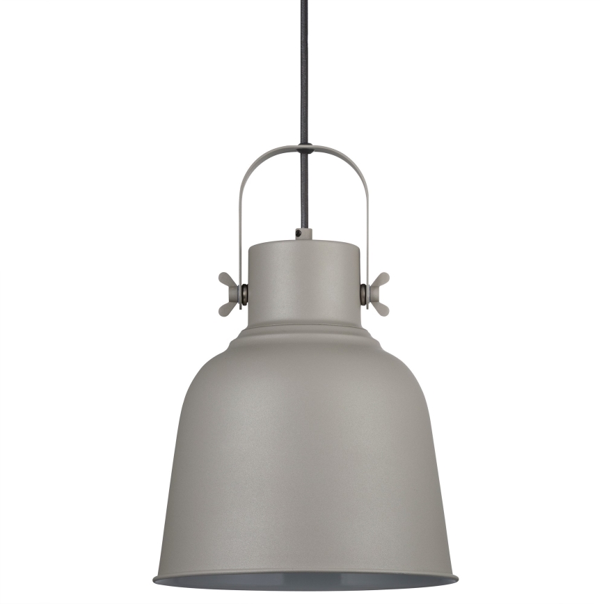 Nordlux - Luster na sajli ADRIAN 1xE27/25W/230V prečnika 25 cm, siv