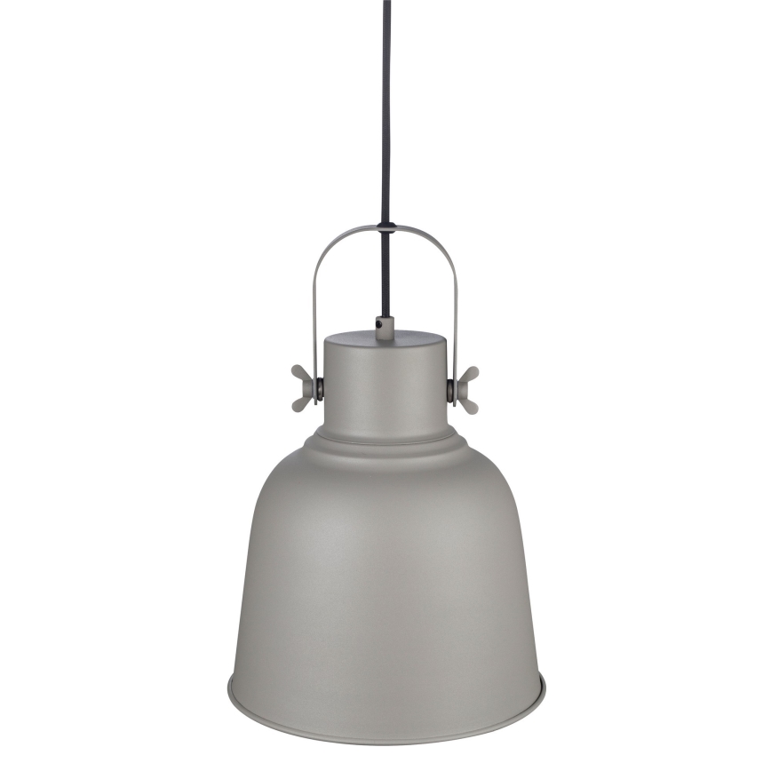 Nordlux - Luster na sajli ADRIAN 1xE27/25W/230V prečnika 25 cm, siv