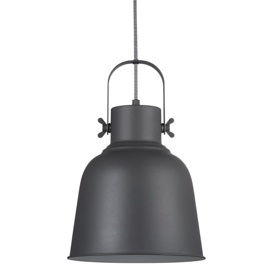 Nordlux - Luster na sajli ADRIAN 1xE27/40W/230V prečnik 25 cm antracit