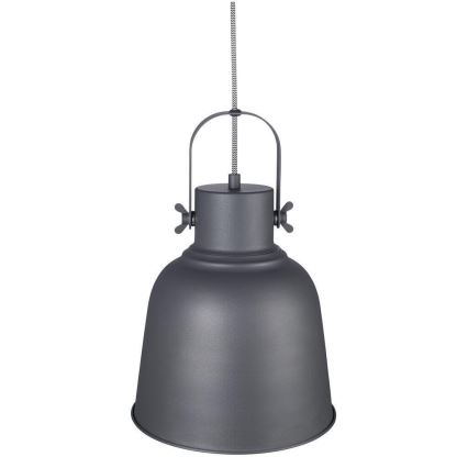 Nordlux - Luster na sajli ADRIAN 1xE27/40W/230V prečnik 25 cm antracit