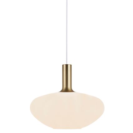 Nordlux - Luster na sajli ALTON 1xE27/60W/230V bela/crna/mesing