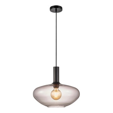 Nordlux - Luster na sajli ALTON 1xE27/60W/230V crna