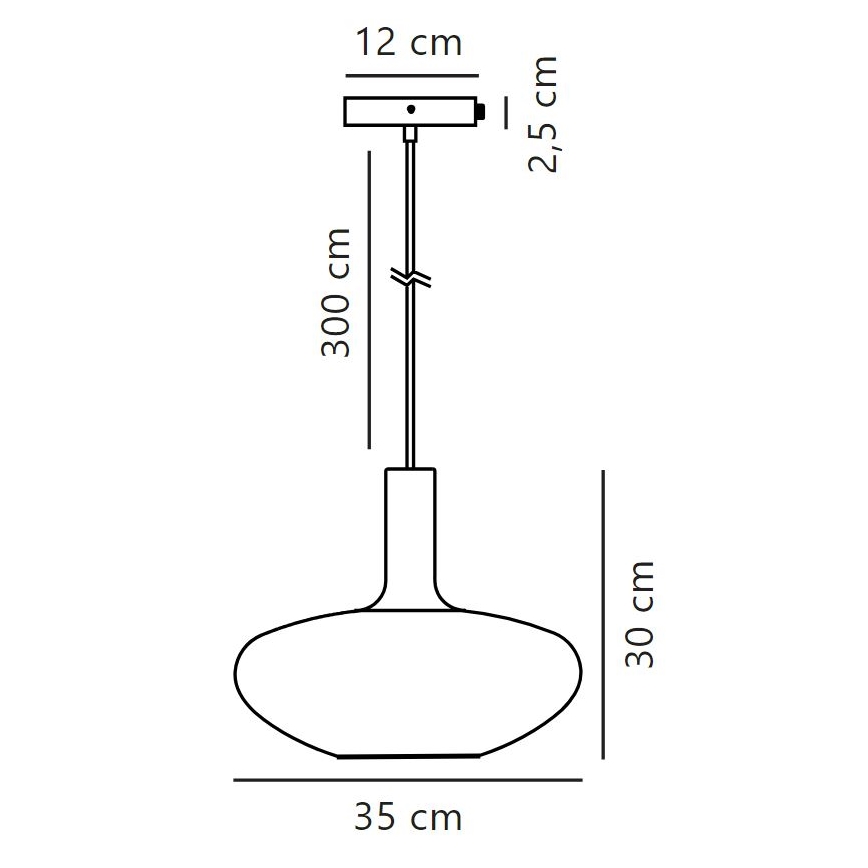 Nordlux - Luster na sajli ALTON 1xE27/60W/230V crna