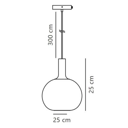 Nordlux - Luster na sajli ALTON 1xE27/60W/230V, crni