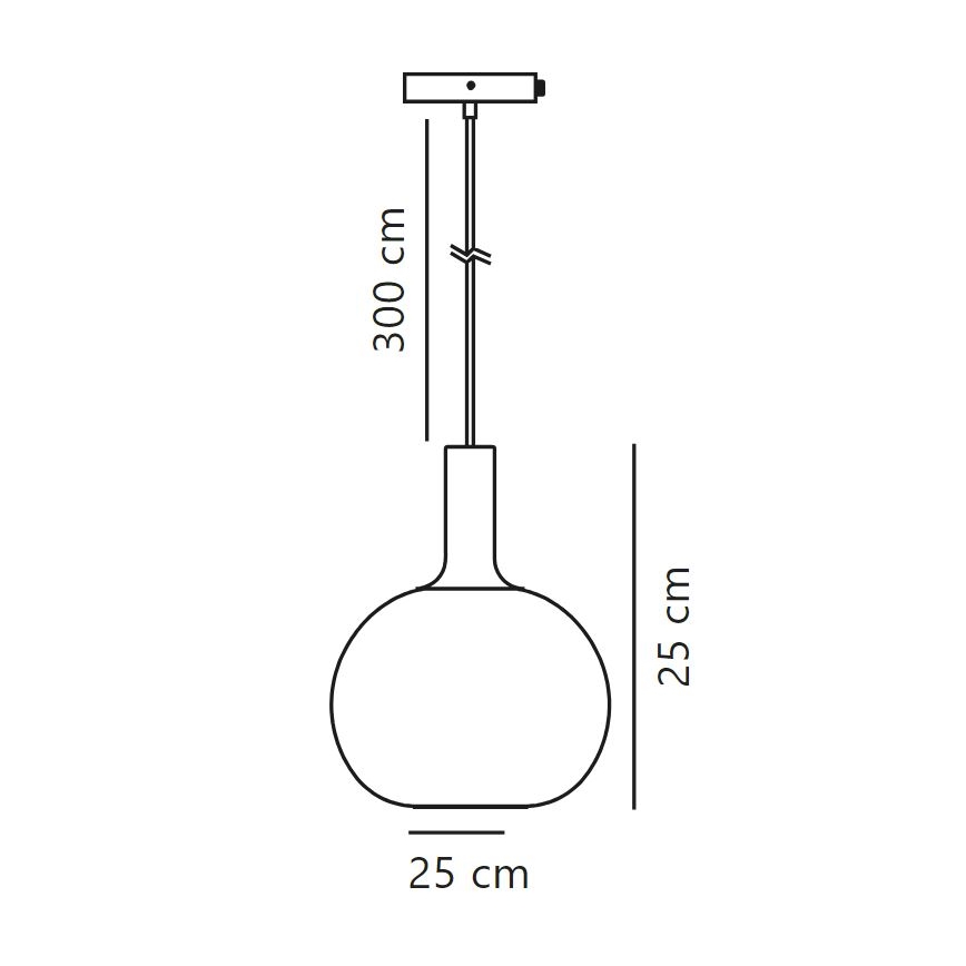 Nordlux - Luster na sajli ALTON 1xE27/60W/230V, crni