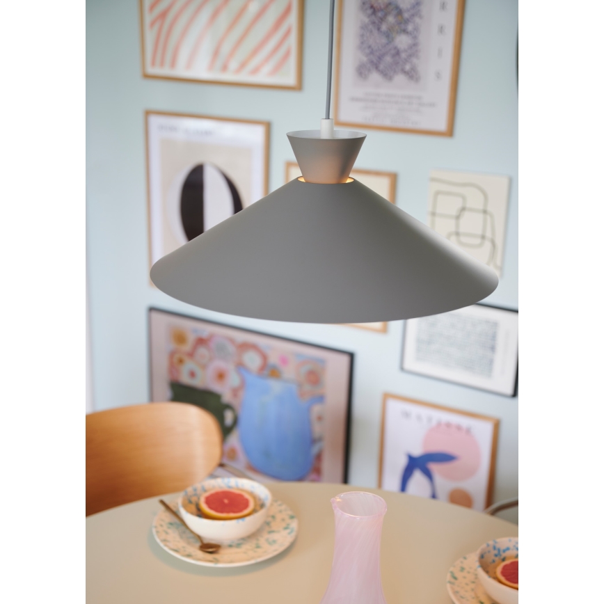 Nordlux - Luster na sajli DIAL 1xE27/40W/230V fi 45 cm siva
